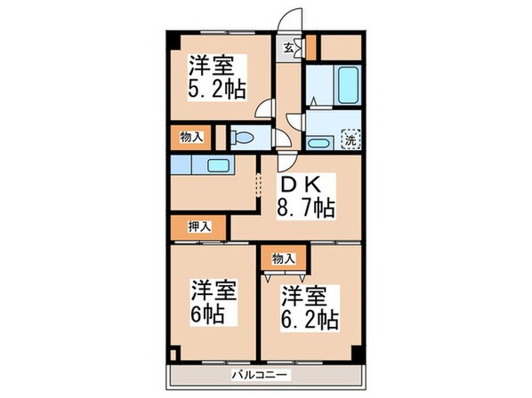 エミネンスの物件間取画像